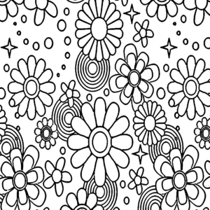 Hippie coloring pages printable for free download