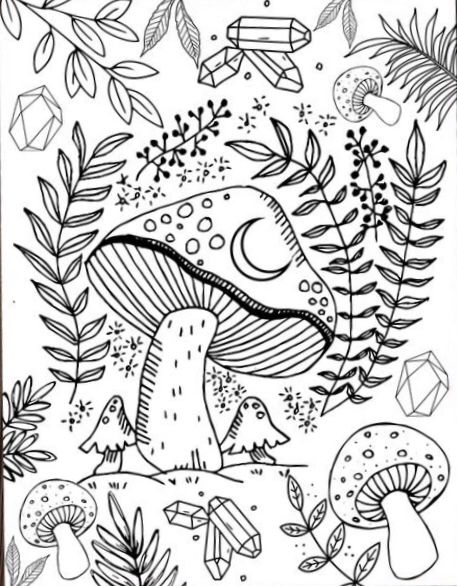 Coloring page moon coloring pages witch coloring pages detailed coloring pages