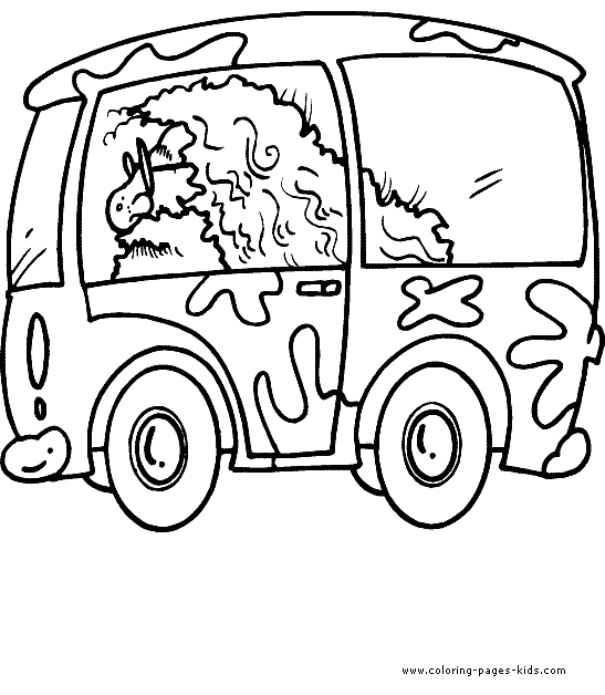 Bus color pages