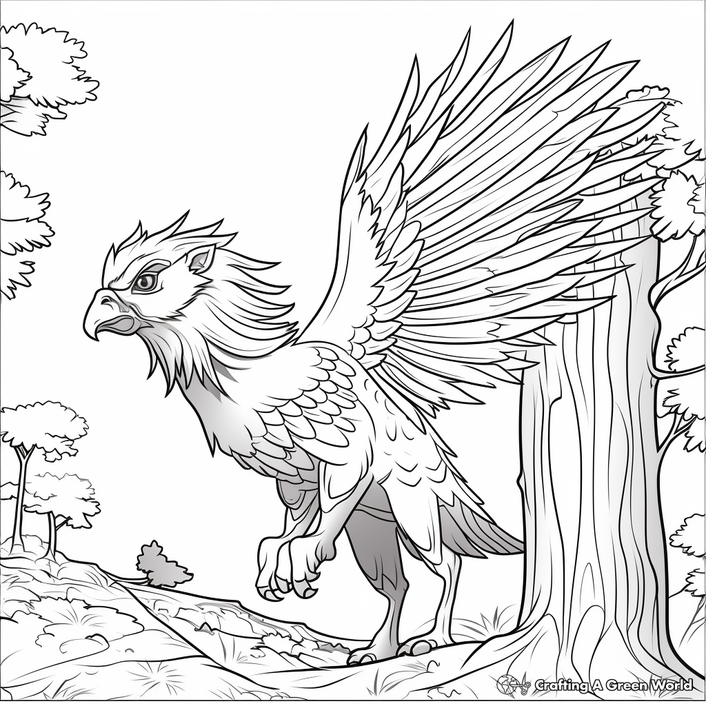 Hippogriff coloring pages