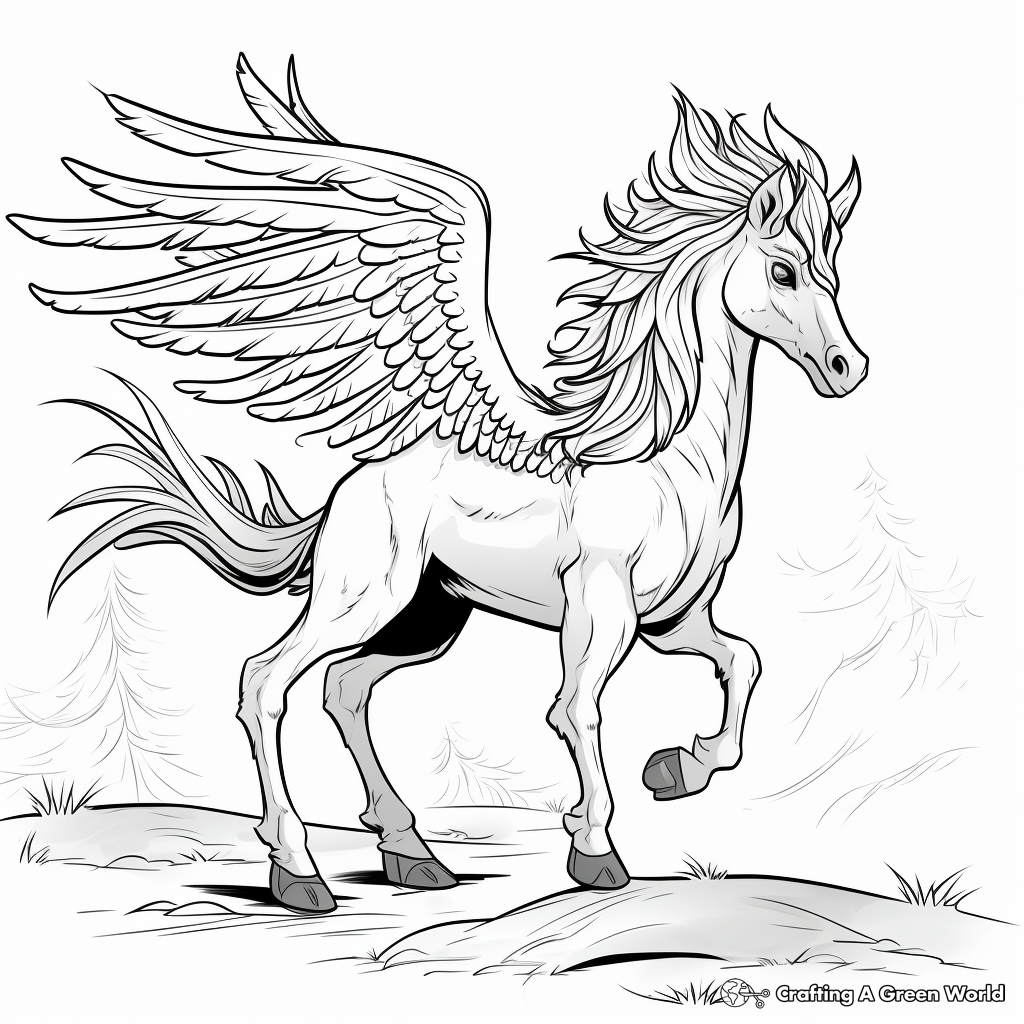 Hippogriff coloring pages