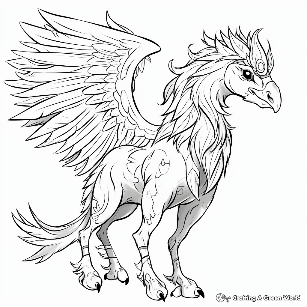 Hippogriff coloring pages
