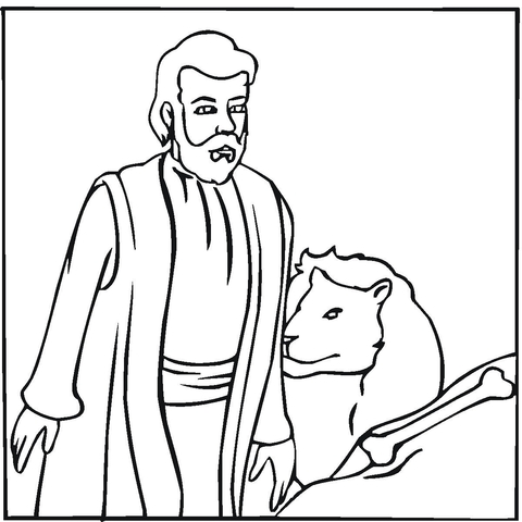 Daniel coloring page free printable coloring pages