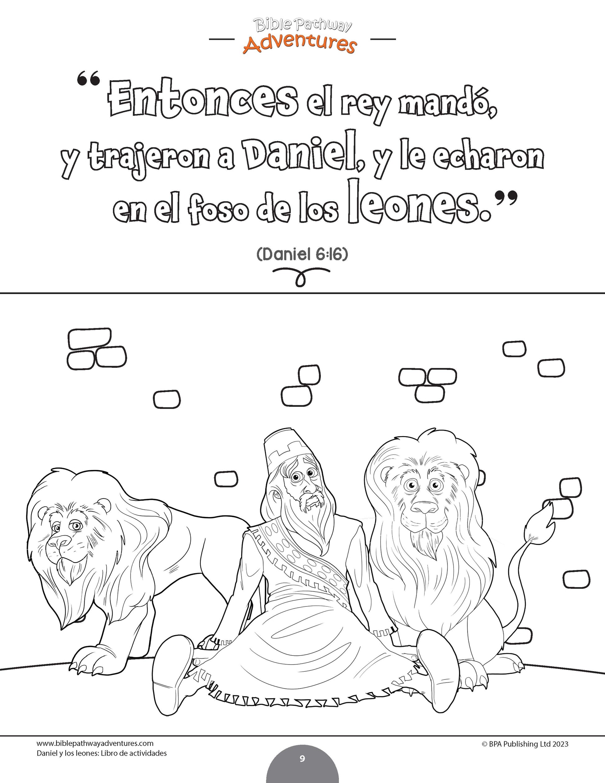 Daniel y los leones libro de actividades â bible pathway adventures