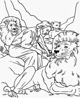 Dibujos pa colore de daniel y los leones daniel y los leones dibujos pãginas pa colore de biblia