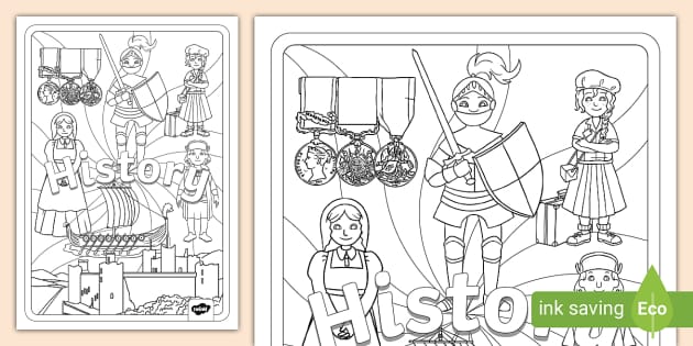 History unit page louring history book ver