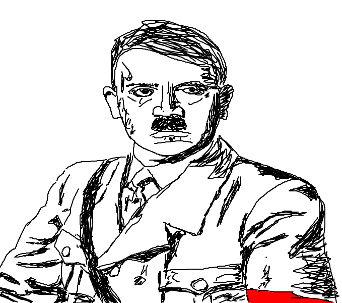 Adolf hitler by conartist on