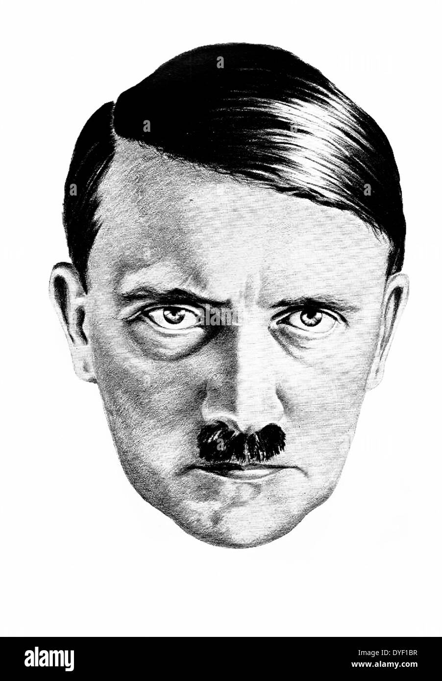 Drawing by adolf hitler hi