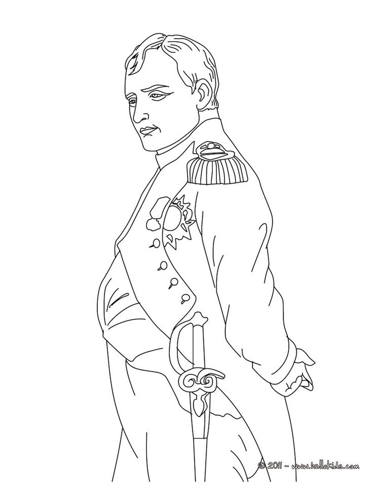 Napoleon coloring page coloring pages napoleon napoleon painting
