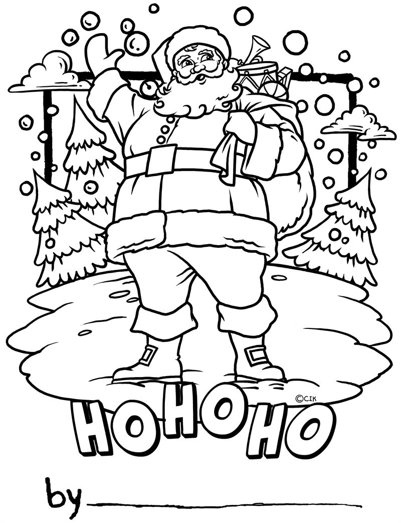 Santa claus ho ho