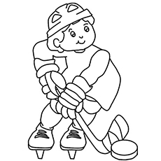 Top free printable hockey coloring pages online
