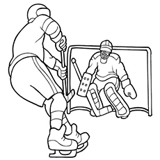 Top free printable hockey coloring pages online