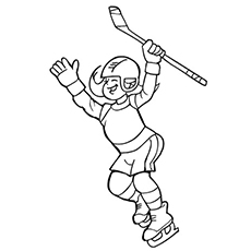 Top free printable hockey coloring pages online
