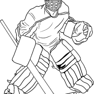 Hockey coloring pages printable for free download
