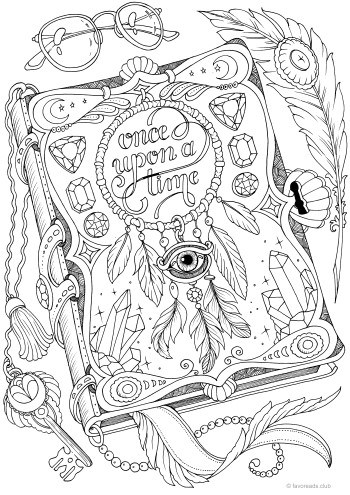 Magic book â favoreads coloring club