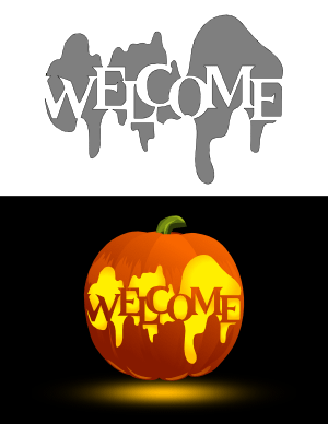 Free printable word and phrase pumpkin stencils