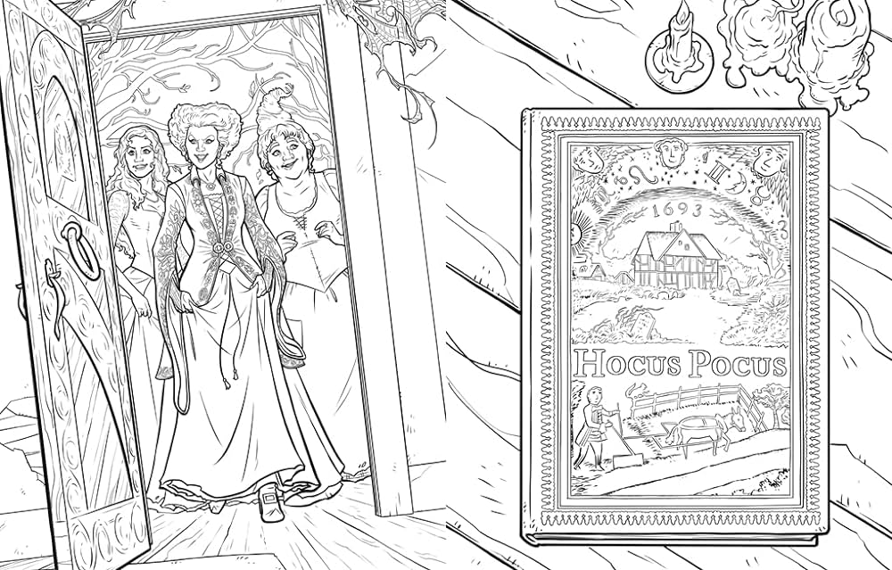 Disney hocus pocus colouring book walt disney pany books
