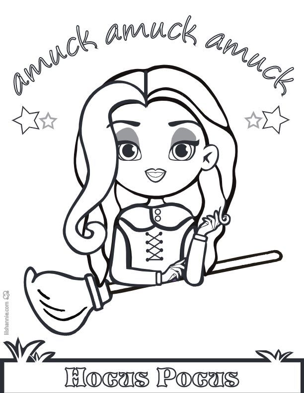 Free hocus pocus coloring page coloring pages hocus pocus halloween fun