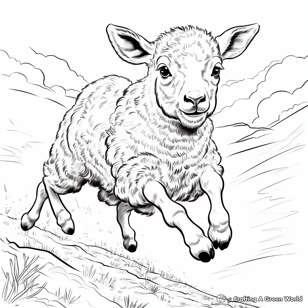 Bighorn sheep coloring pages