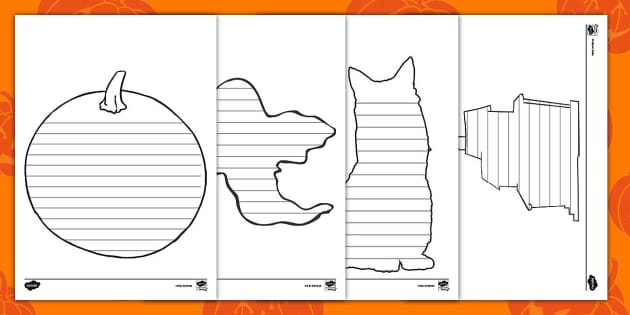 Plantillas para escritura con siluetas
