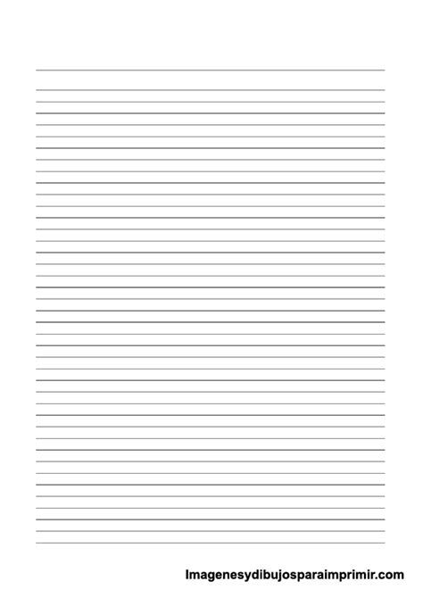 Hojas rayadas para imprimir en word printable lined lined writing paper writing paper template handwriting paper template