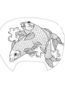 Hokusai coloring pages free coloring pages