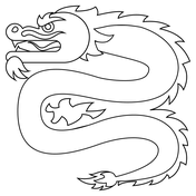 Chinese dragon coloring pages free coloring pages