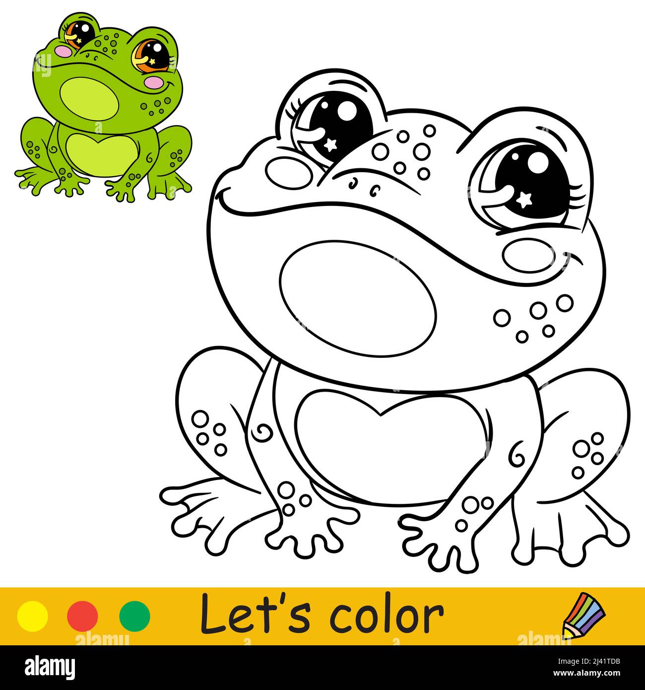 Frog print hi