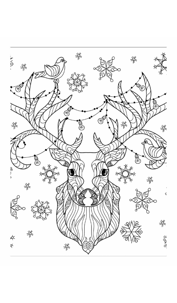 Robot check christmas coloring pages coloring pages for grown ups holiday coloring book