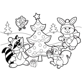 Holiday scene coloring page free christmas coloring pages christmas coloring pages christmas colors