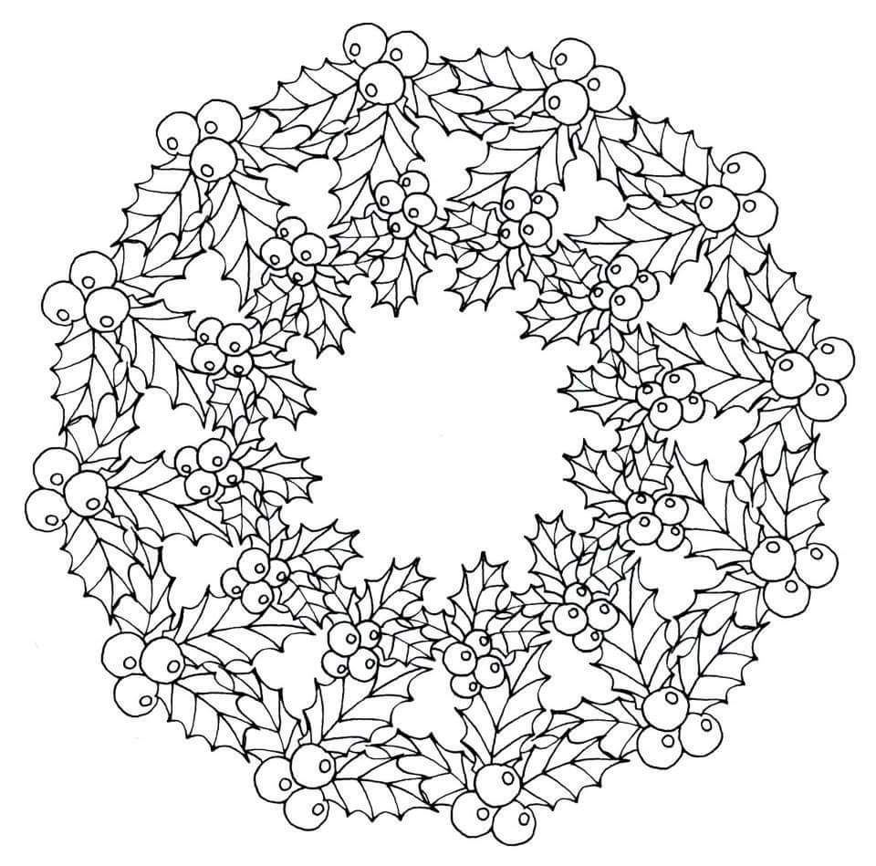 Holidaymandalacoloringpageblank christmas mandala coloring pages christmas mandalas coloring mandala noel coloriage mandala coloriage