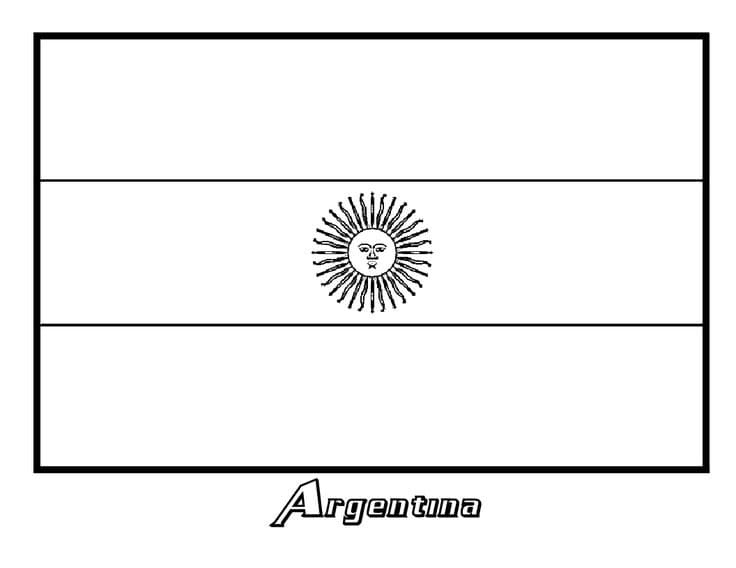 Argentina coloring pages