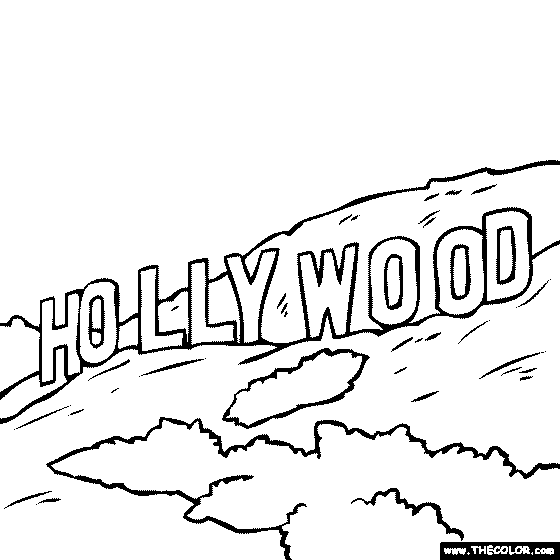 Faous places and landarks coloring pages