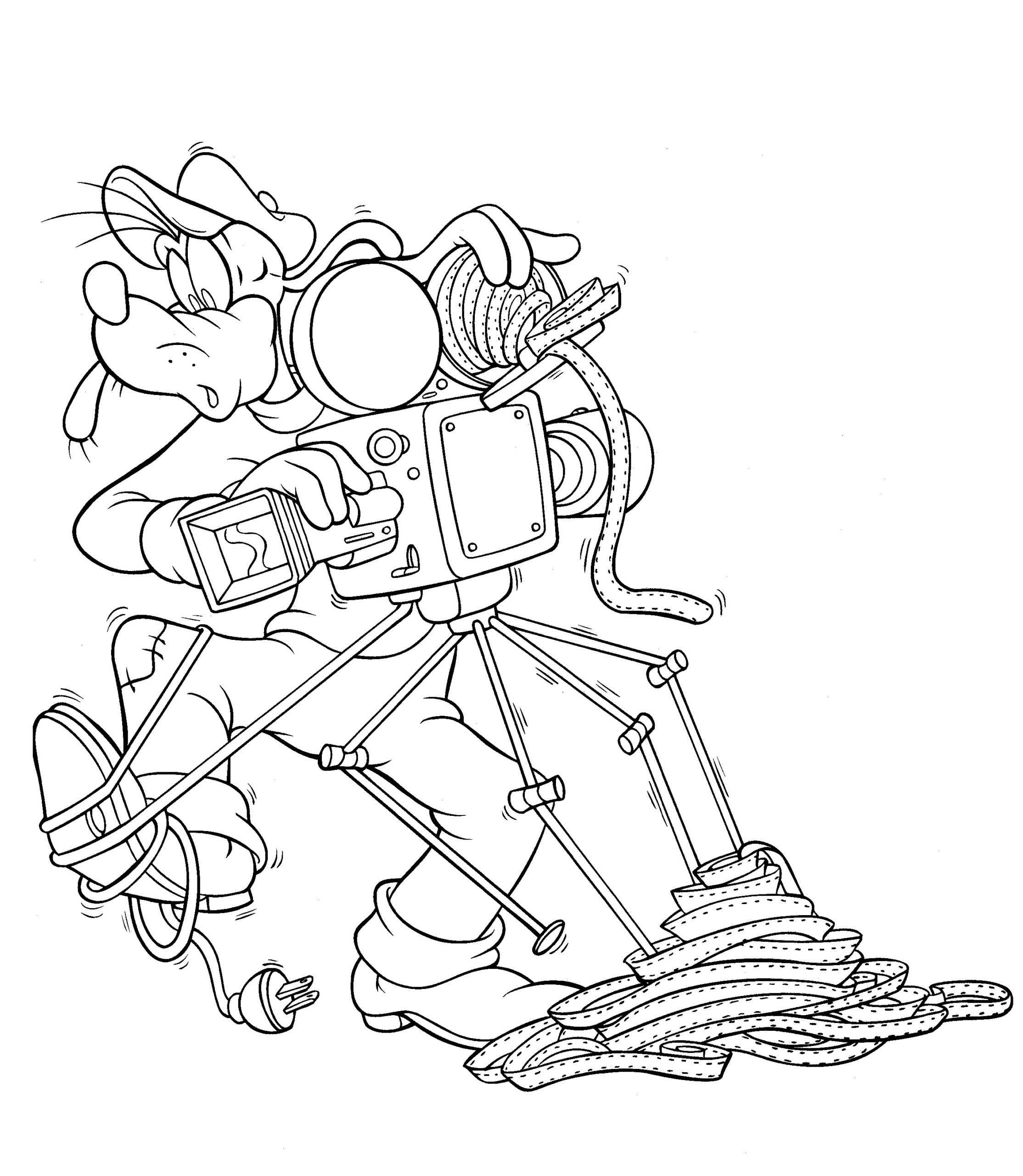 Disney coloring pages â goofy hollywood studios â the disney nerds podcast