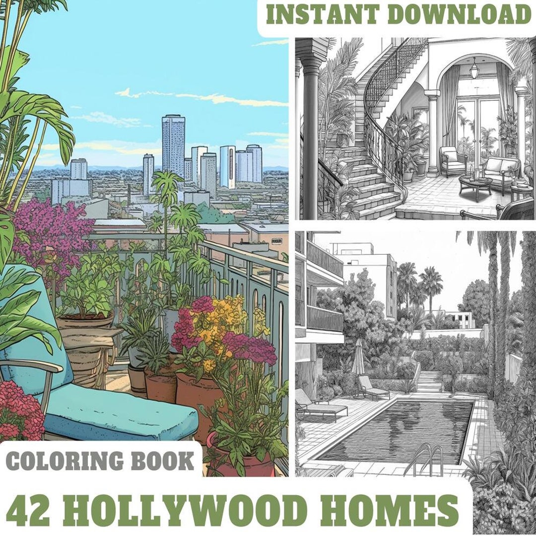 Hollywood coloring pages printable pdf stoner coloring page grayscale coloring book kids adult coloring pages wedding activities download now