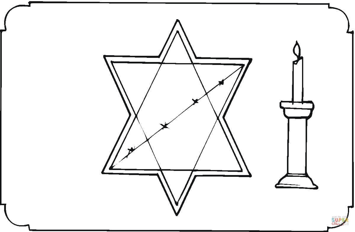 Holocaust memory coloring page free printable coloring pages