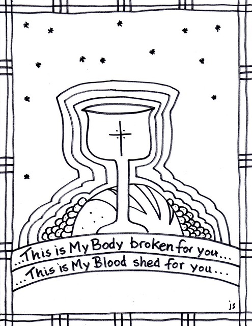 Holy week coloring sheet â stushie art