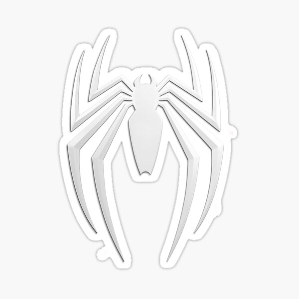 High quality advanced suit white spider logo emblem sticker for sale by danielsp