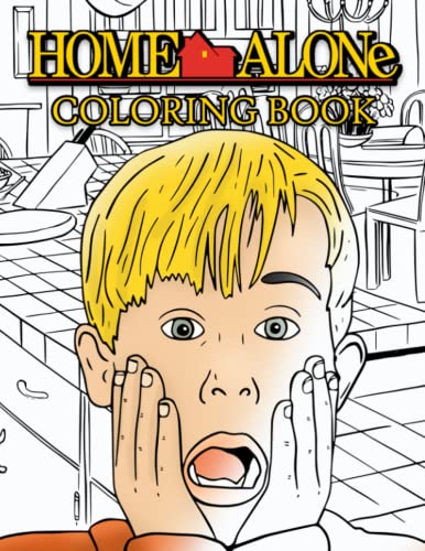Home alone coloring book christmas family edy coloring book for childrens adults stress relief gift by mara henriques