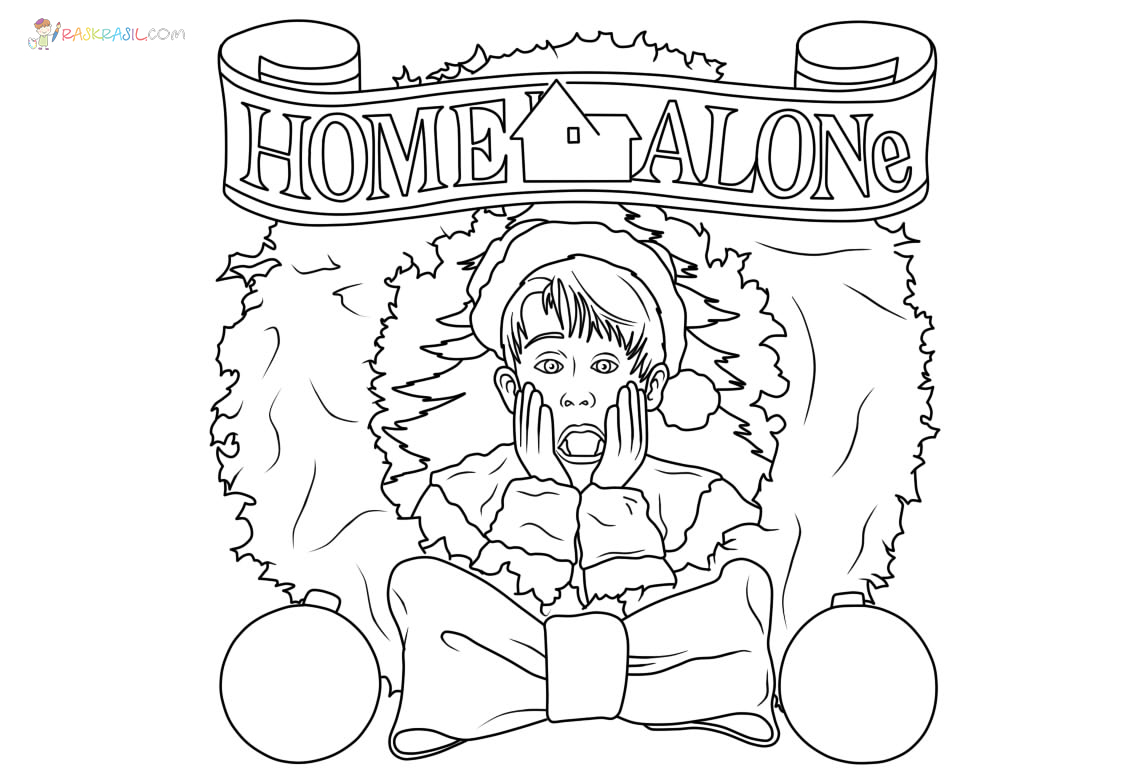 Home alone coloring pages new pictures free printable