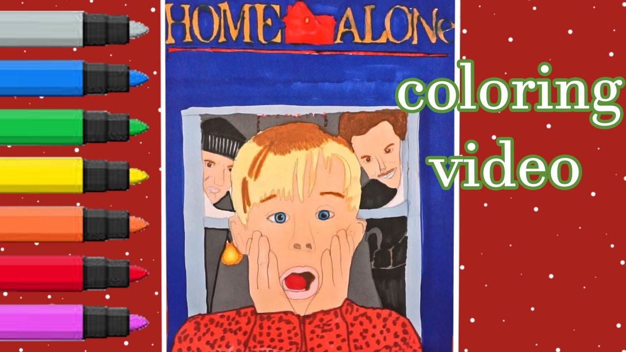Home alone coloring videoð ðððâð