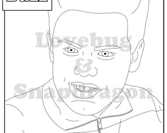 Home alone digital coloring book instant print pdf kevin mcallister secret santa christmas activity coloring pages macaulay culkin