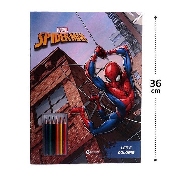 Livro de atividades e desenhos lãpis cor