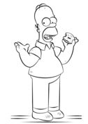 The simpsons coloring pages free coloring pages