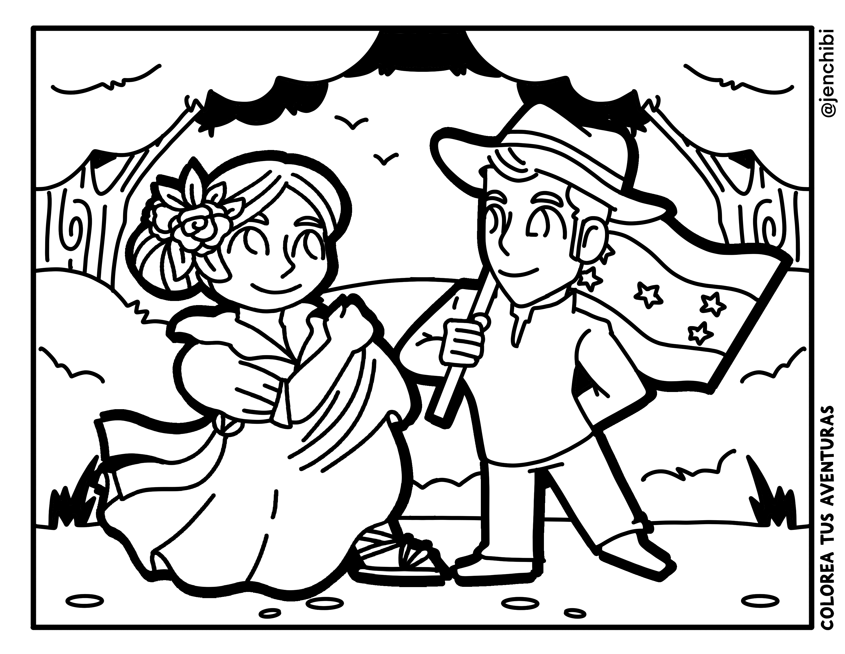 Following my new tradition every september make a new set of free colouring pages this one is from last year rhonduras