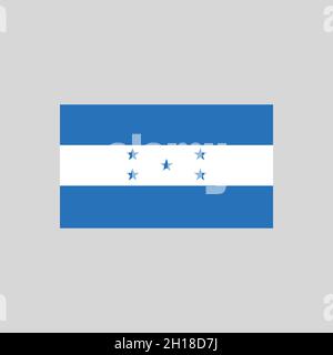Flag of honduras color line element vector element for web page mobile app promo ui ux gui design element stock vector image art