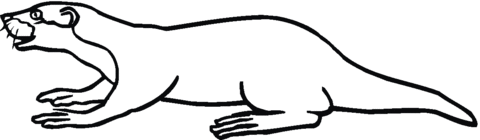 Honey badger coloring page free printable coloring pages