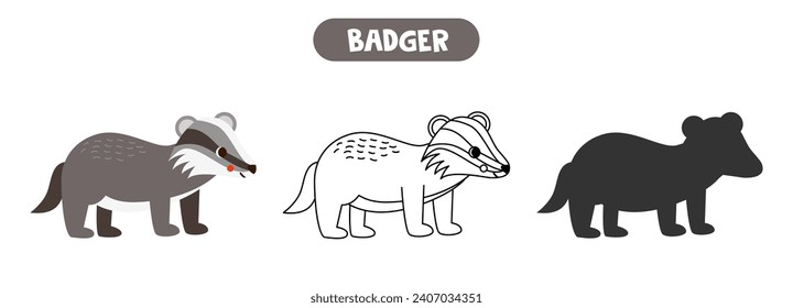 Badger cartoon royalty