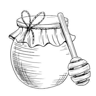 Honey coloring page images
