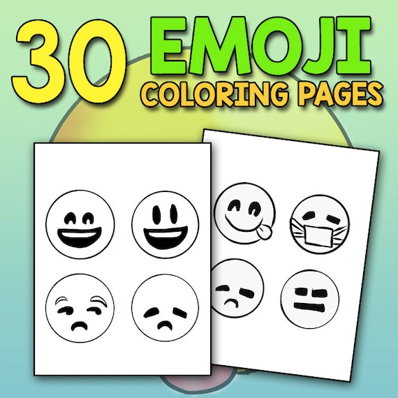 Emoji coloring book for kids funny faces with super cute animals like unicorns and monkeys fun girls and boy emoji coloring activity book
